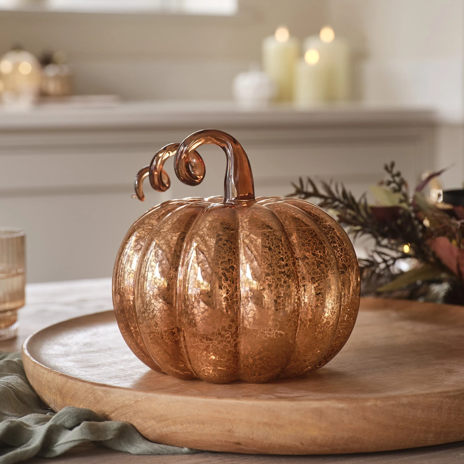 Citrouille Lumineuse Ambrée à Tige En Spirale 5 Citrouille Lumineuse Ambrée à Tige En Spirale – Image 5