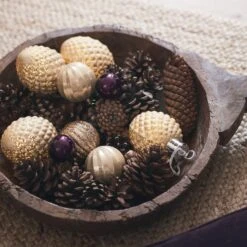 Lot De Décorations De Sapin De Noël 11 Lot De Décorations De Sapin De Noël -Noel Deco Magasin LL21109 boules de noel pomme de pin