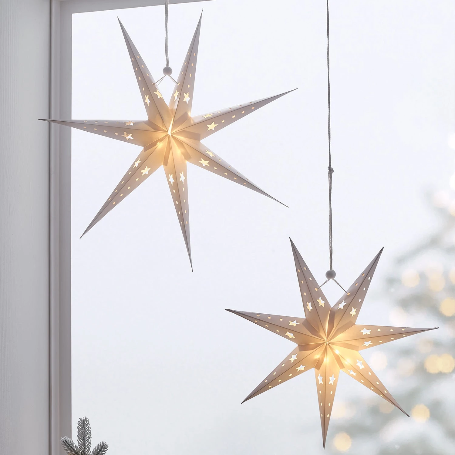 3 Étoiles De Noël En Papier à Micro LED 3 3 Étoiles De Noël En Papier à Micro LED – Image 3