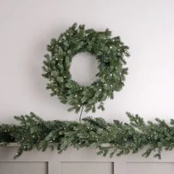 Guirlande De Noël Pré-éclairée De 1,5 M à LED Bicolores 25 Guirlande De Noël Pré-éclairée De 1,5 M à LED Bicolores -Noel Deco Magasin LL24043 guirlande de noel pre eclairee de 1 5 m a led bicolores 10