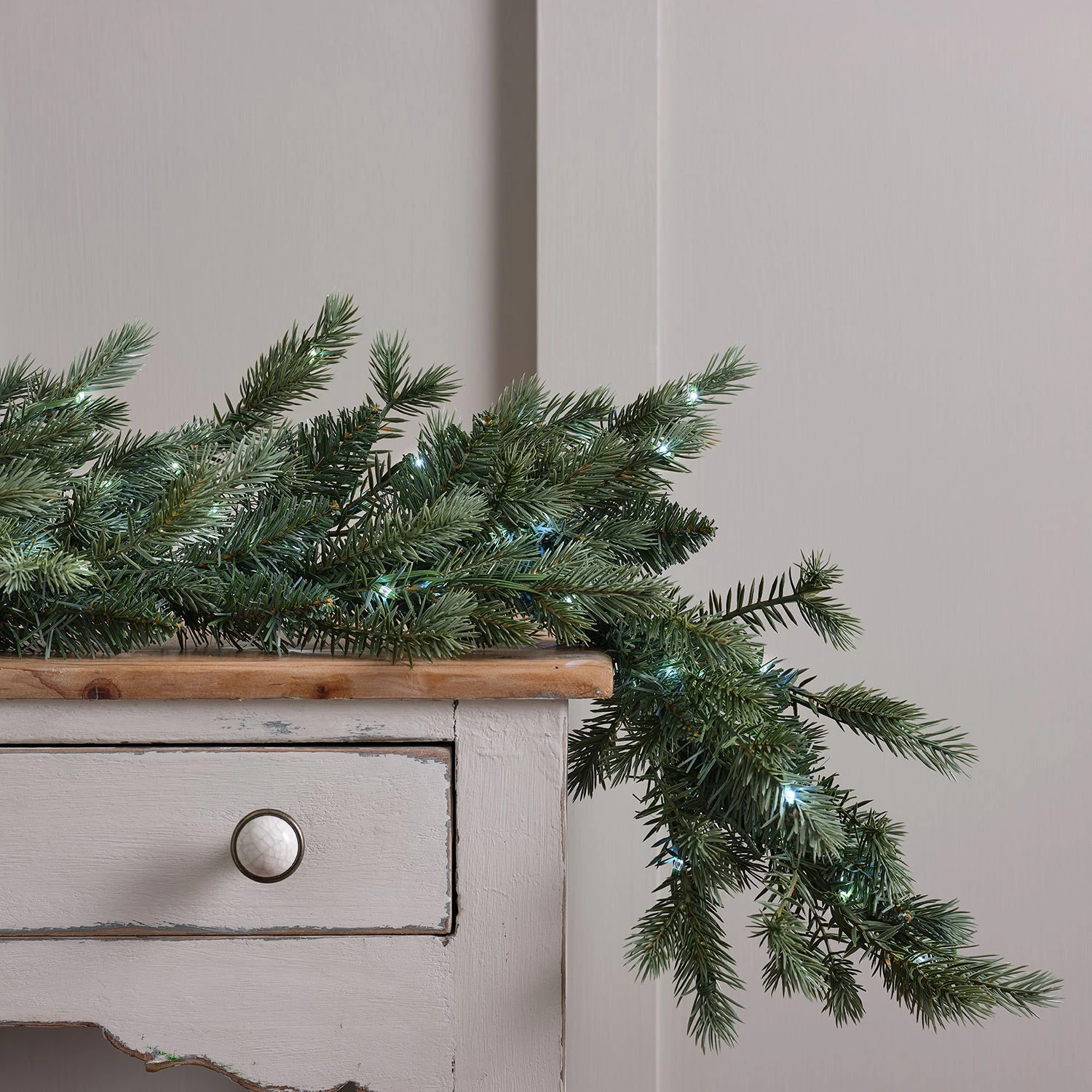 Guirlande De Noël Pré-éclairée De 1,5 M à LED Bicolores 4 Guirlande De Noël Pré-éclairée De 1,5 M à LED Bicolores – Image 4