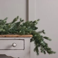 Guirlande De Noël Pré-éclairée De 1,5 M à LED Bicolores 18 Guirlande De Noël Pré-éclairée De 1,5 M à LED Bicolores -Noel Deco Magasin LL24043 guirlande de noel pre eclairee de 1 5 m a led bicolores 4