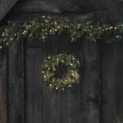 Couronne De Noël Pré-éclairée De 50 Cm à LED Bicolores 27 Couronne De Noël Pré-éclairée De 50 Cm à LED Bicolores -Noel Deco Magasin LL24044 couronne de noel pre eclairee de 50 cm a led bicolores 6