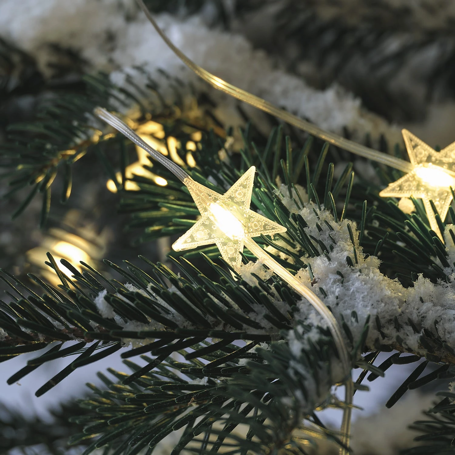 Guirlande Lumineuse D'Extérieur à 50 Étoiles LED 2 Guirlande Lumineuse D'Extérieur à 50 Étoiles LED – Image 2