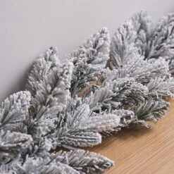 Guirlande De Noël Enneigée De 1,5 M, à LED Blanc Chaud 8 Guirlande De Noël Enneigée De 1,5 M, à LED Blanc Chaud -Noel Deco Magasin LL25010 guirlande de noel enneigee de 1 5 m a led blanc chaud 4