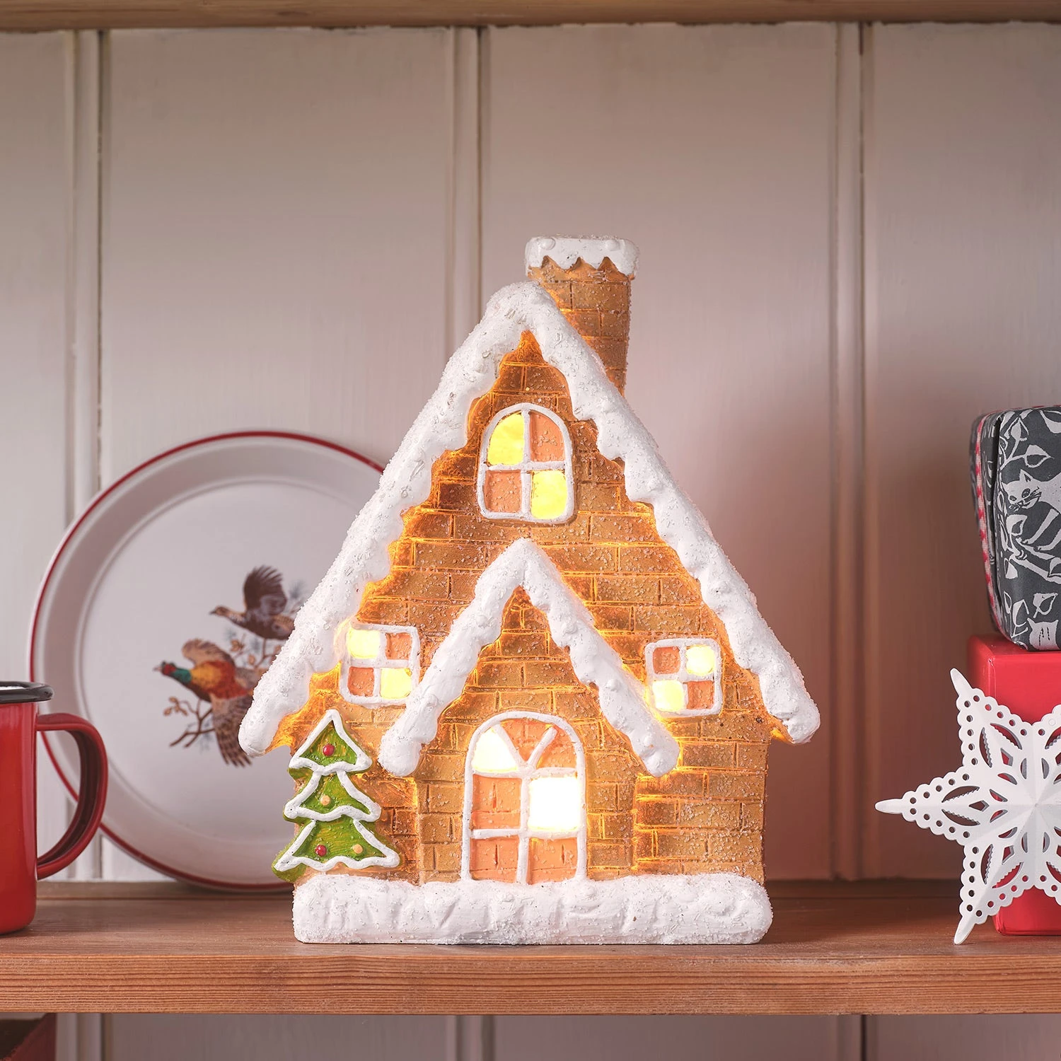 Maison Lumineuse En Pain D’Épices 1 Maison Lumineuse En Pain D’Épices