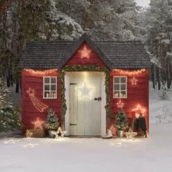 2 X Lot De 3 Étoiles Lumineuses Suspendues D’Extérieur à Piles 7 2 X Lot De 3 Étoiles Lumineuses Suspendues D’Extérieur à Piles -Noel Deco Magasin LL25020 lot de 3 etoiles lumineuses suspendues d exterieur a piles 2