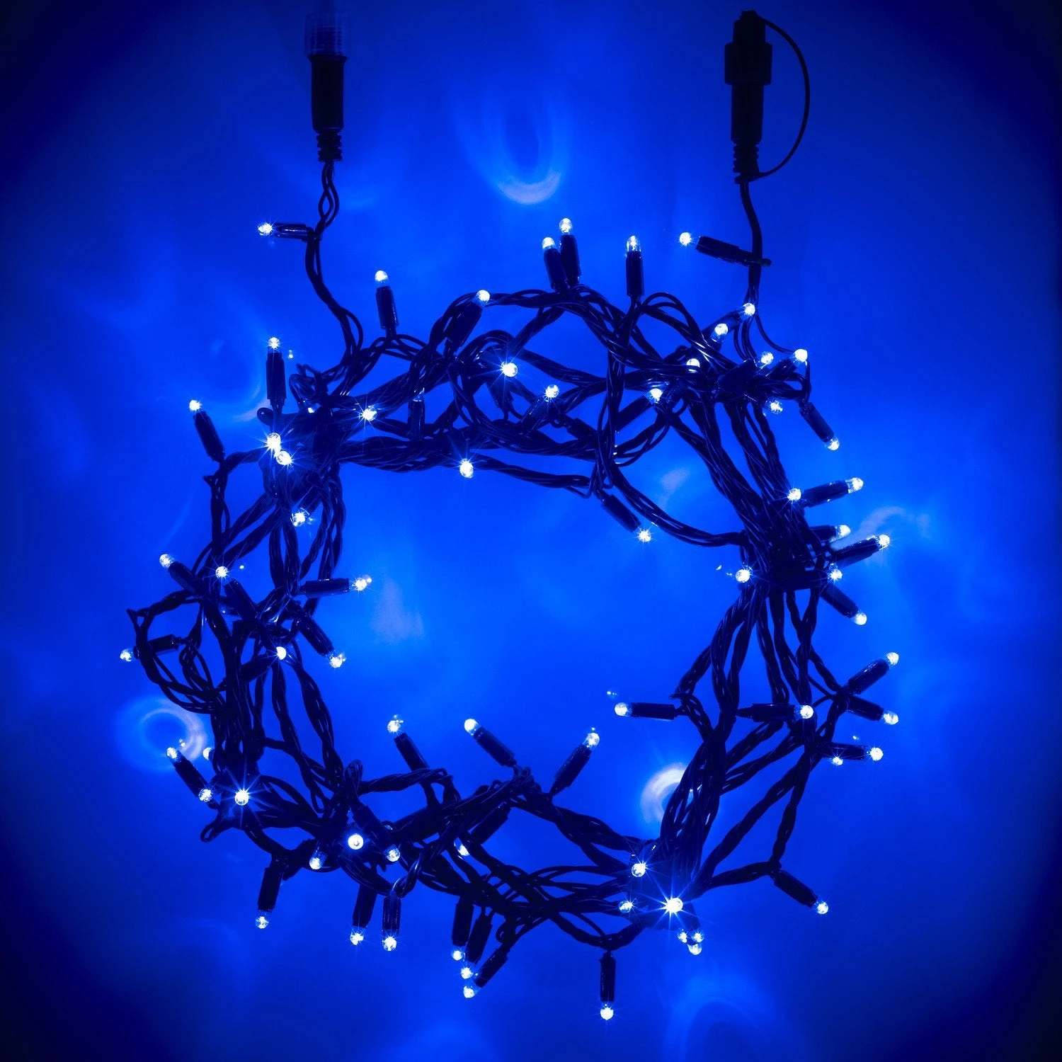 Guirlande Lumineuse Core Connect 50m 500 LED Bleue Câble Vert Raccordable 1 Guirlande Lumineuse Core Connect 50m 500 LED Bleue Câble Vert Raccordable
