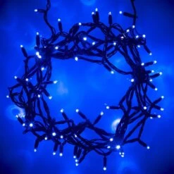 Guirlande Lumineuse Core Connect 50m 500 LED Bleue Câble Vert Raccordable 6 Guirlande Lumineuse Core Connect 50m 500 LED Bleue Câble Vert Raccordable -Noel Deco Magasin ML100BG Blue LED Connectable Fairy Lights P3 dfce93f6 70d6 4825 990f dfc3b6187d3d