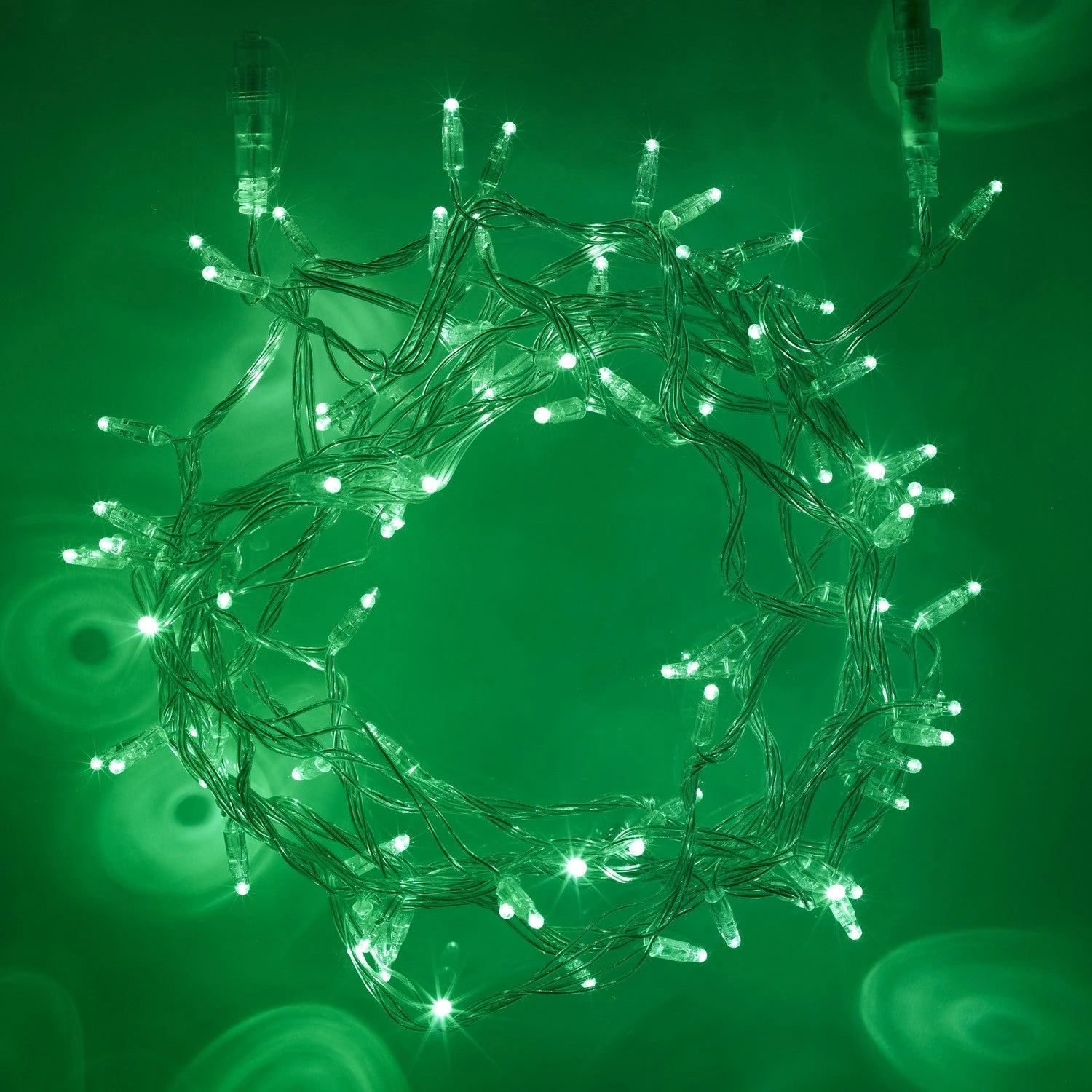 Guirlande Lumineuse Core Connect 10m 100 LED Verte Câble Transparent Raccordable 1 Guirlande Lumineuse Core Connect 10m 100 LED Verte Câble Transparent Raccordable