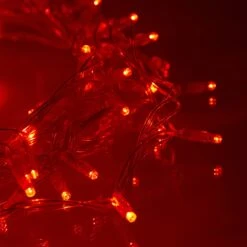 Guirlande Lumineuse Core Connect 10m 100 LED Rouge Câble Transparent Raccordable 5 Guirlande Lumineuse Core Connect 10m 100 LED Rouge Câble Transparent Raccordable -Noel Deco Magasin ML100RC Red LED Fairy Lights P3