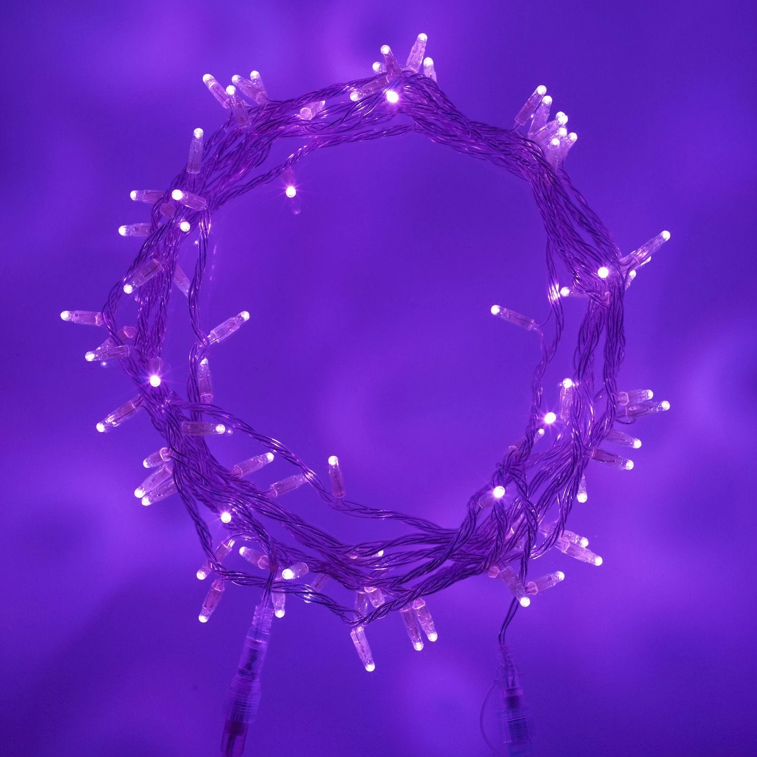 Guirlande Lumineuse Core Connect 50m 500 LED Violette Câble Transparent Raccordable 1 Guirlande Lumineuse Core Connect 50m 500 LED Violette Câble Transparent Raccordable