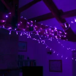 Guirlande Lumineuse Core Connect 10m 100 LED Violette Câble Transparent Raccordable 15 Guirlande Lumineuse Core Connect 10m 100 LED Violette Câble Transparent Raccordable -Noel Deco Magasin ML100UVC Ultra Violet LED Halloween Fairy Lights P5
