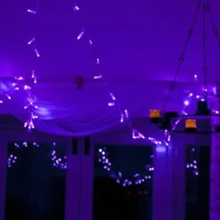 Guirlande Lumineuse Core Connect 10m 100 LED Violette Câble Transparent Raccordable 19 Guirlande Lumineuse Core Connect 10m 100 LED Violette Câble Transparent Raccordable -Noel Deco Magasin ML100UVC Ultra Violet LED Halloween Fairy Lights P9