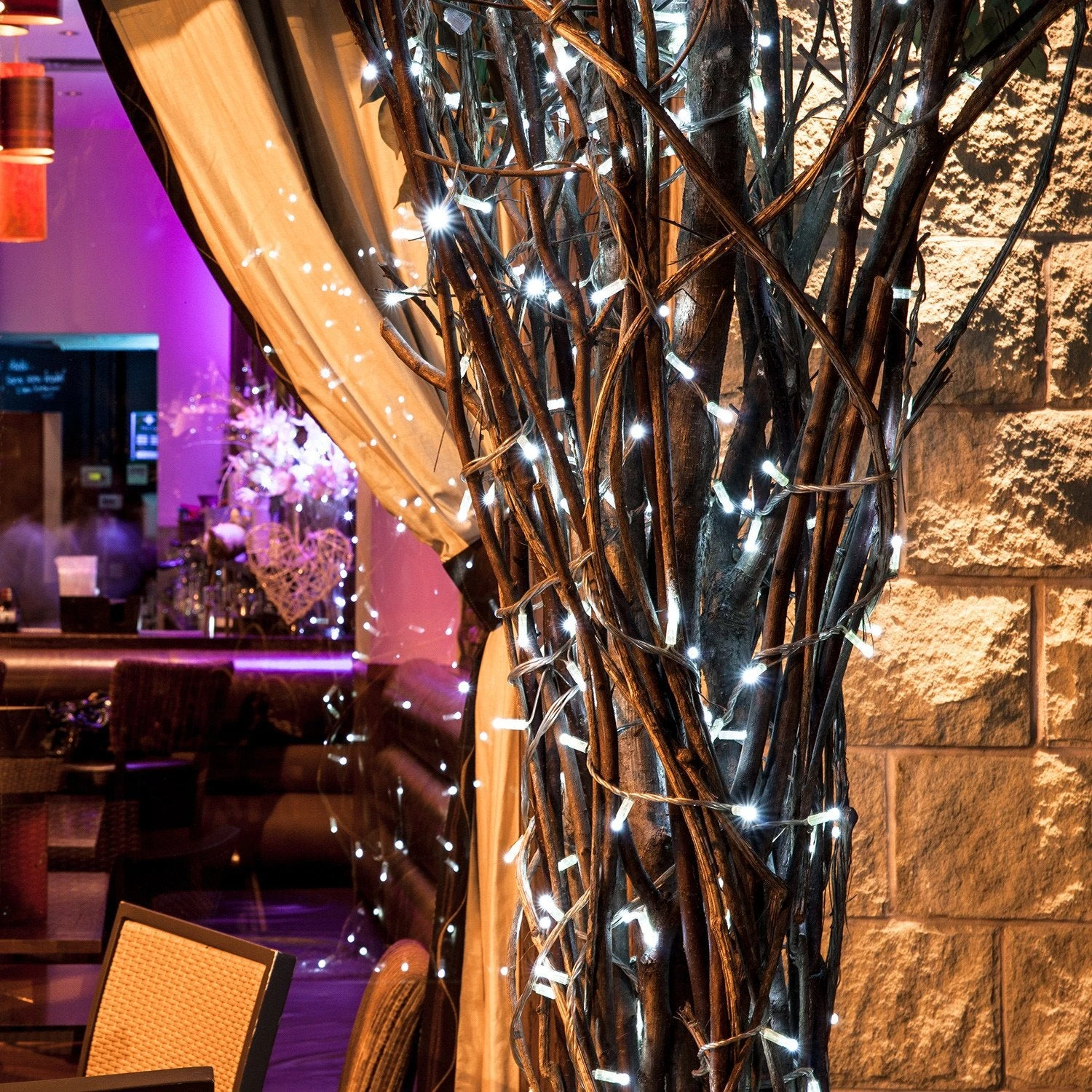 Guirlande Lumineuse Core Connect 50m 500 LED Blanche Câble Transparent Raccordable 4 Guirlande Lumineuse Core Connect 50m 500 LED Blanche Câble Transparent Raccordable – Image 4