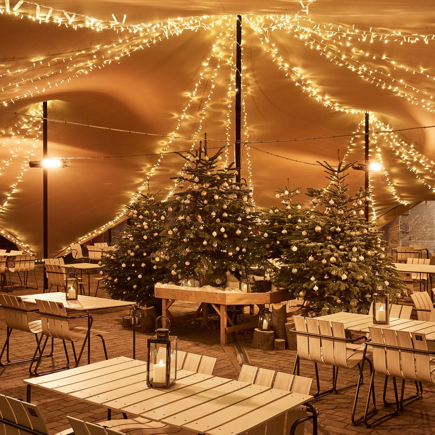 Guirlande Lumineuse Core Connect 50m 500 LED Blanc Chaud Câble Transparent Raccordable 2 Guirlande Lumineuse Core Connect 50m 500 LED Blanc Chaud Câble Transparent Raccordable – Image 2