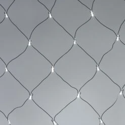 Filet Lumineux Core Connect 2m X 2m 140 LED Blanche Câble Vert Raccordable 9 Filet Lumineux Core Connect 2m X 2m 140 LED Blanche Câble Vert Raccordable -Noel Deco Magasin ML140WG White LED Net Light P3