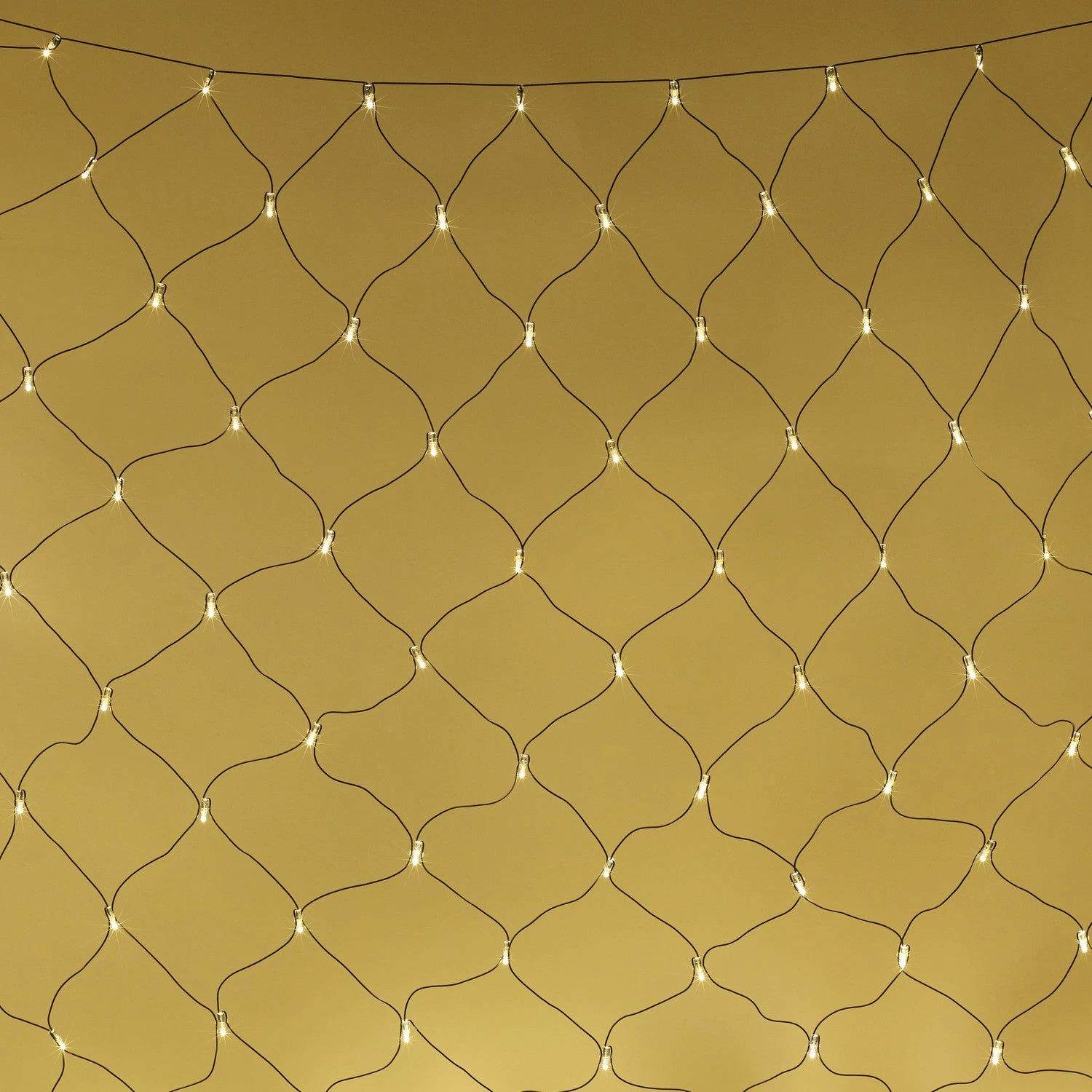 Filet Lumineux Core Connect 2m X 2m 140 LED Blanc Chaud Câble Vert Raccordable 5 Filet Lumineux Core Connect 2m X 2m 140 LED Blanc Chaud Câble Vert Raccordable – Image 5