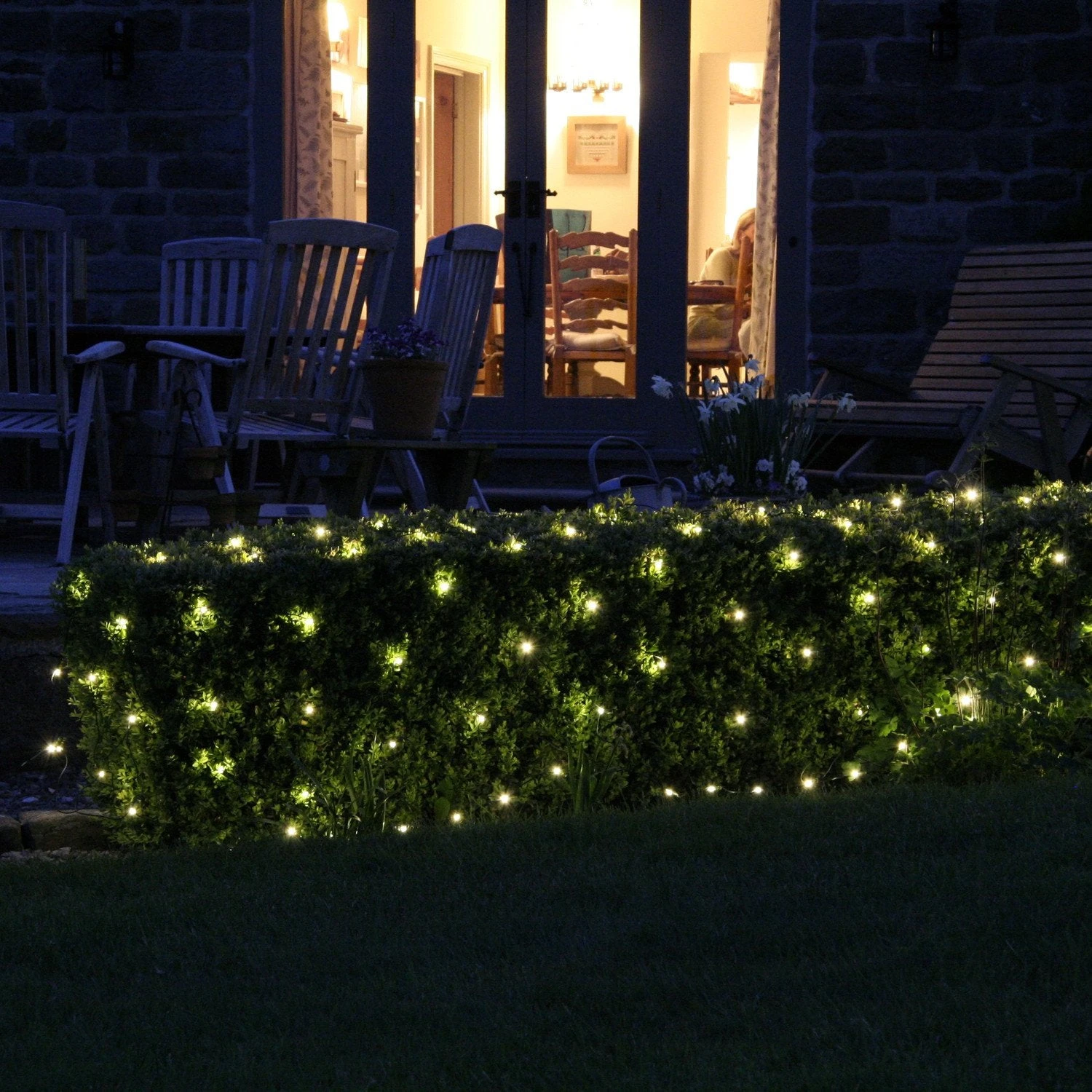 Filet Lumineux Core Connect 6m X 2m 420 LED Blanc Chaud Câble Vert Raccordable 7 Filet Lumineux Core Connect 6m X 2m 420 LED Blanc Chaud Câble Vert Raccordable – Image 7