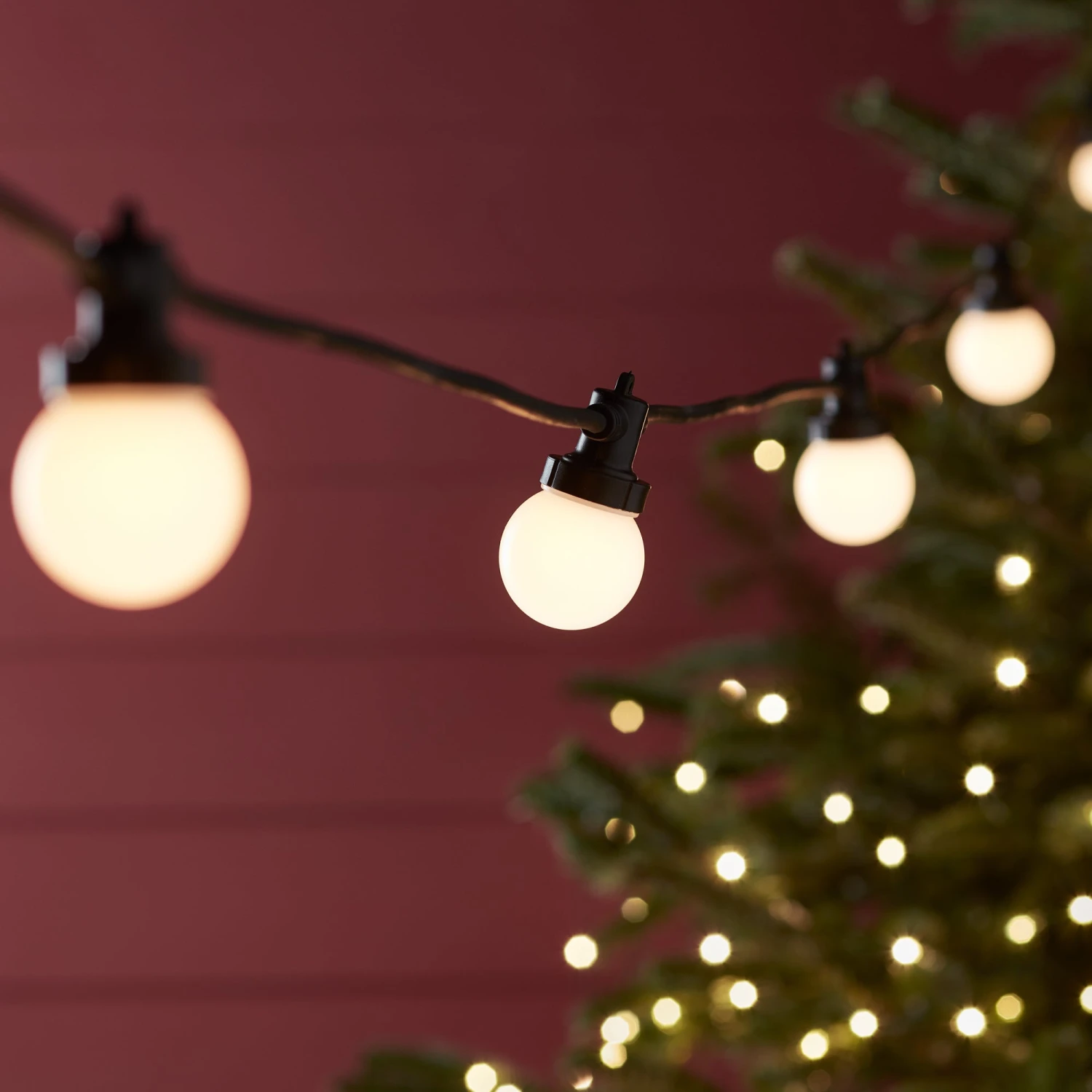 Guirlande Guinguette Pro Connect IP67, 10m 20 LED Blanc Chaud Câble Noir Raccordable 1 Guirlande Guinguette Pro Connect IP67, 10m 20 LED Blanc Chaud Câble Noir Raccordable