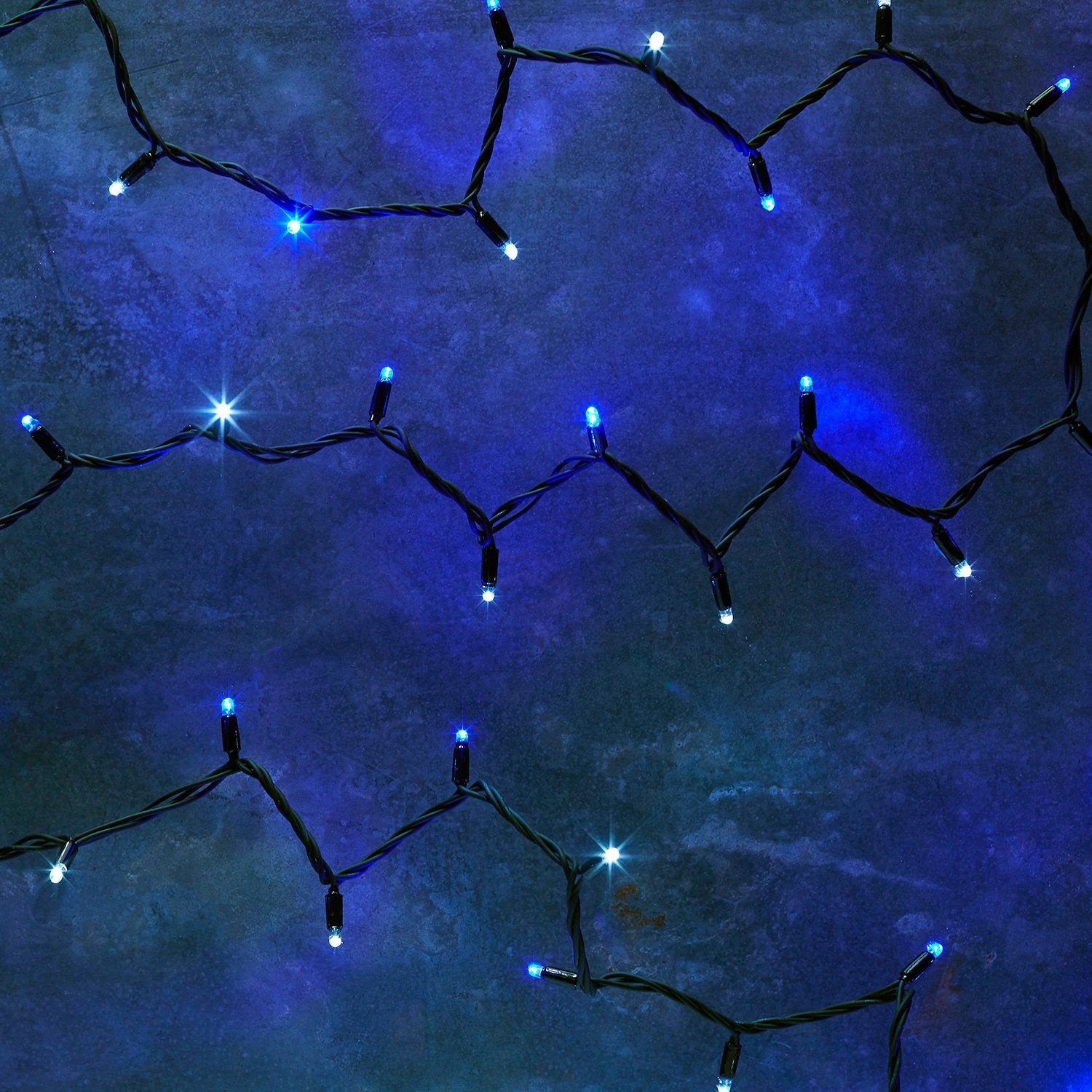 Guirlande Lumineuse Pro Connect 40m 400 LED Bleue Et Blanche Câble Noir Raccordable 4 Guirlande Lumineuse Pro Connect 40m 400 LED Bleue Et Blanche Câble Noir Raccordable – Image 4