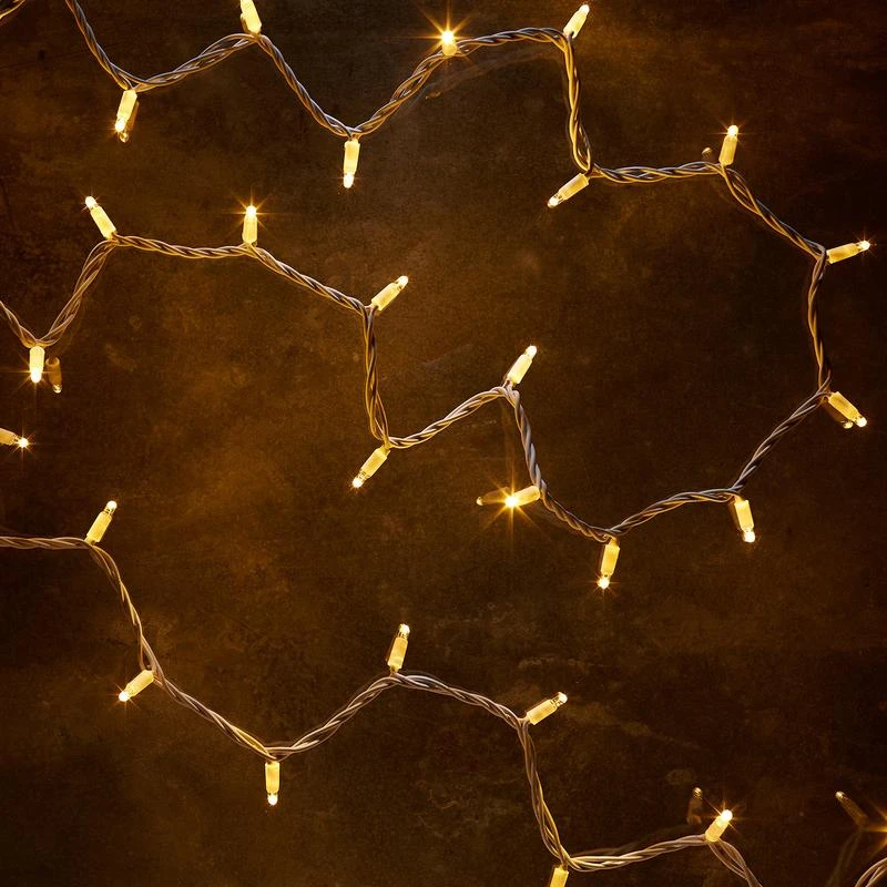 Guirlande Lumineuse Pro Connect 10m 100 LED Blanc Chaud Câble Classique Blanc Raccordable 1 Guirlande Lumineuse Pro Connect 10m 100 LED Blanc Chaud Câble Classique Blanc Raccordable