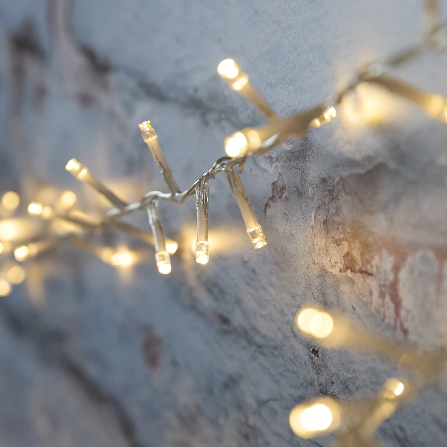 Guirlande Lumineuse Solaire à 360 LED Bicolores Sur Câble Transparent 1 Guirlande Lumineuse Solaire à 360 LED Bicolores Sur Câble Transparent