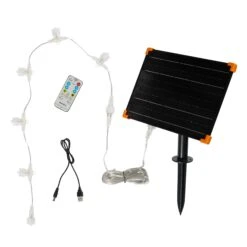 Cerf De Noël Solaire à LED Bicolore Studley En Rotin 1,15 M 22 Cerf De Noël Solaire à LED Bicolore Studley En Rotin 1,15 M -Noel Deco Magasin SLXX24VDUAL panneau solaire pour rennes lumineux de 24v a led bicolores 4