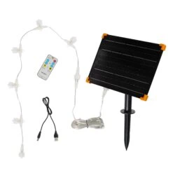 Rennes Et Traîneau De Noël LED Solaires Studley 10 Rennes Et Traîneau De Noël LED Solaires Studley -Noel Deco Magasin SLXX24V panneau solaire pour rennes lumineux de 24v a led unicolores