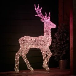 Renne De Noël Lumineux Connecté Twinkly De 1,2 M 15 Renne De Noël Lumineux Connecté Twinkly De 1,2 M -Noel Deco Magasin TWXX2301EU cerf de noel lumineux connecte twinkly 3