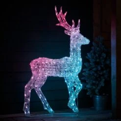 Renne De Noël Lumineux Connecté Twinkly De 1,2 M 13 Renne De Noël Lumineux Connecté Twinkly De 1,2 M -Noel Deco Magasin TWXX2301EU cerf de noel lumineux connecte twinkly 4