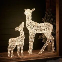 Duo Biche Et Faon De Noël Lumineux Connectés Twinkly 11 Duo Biche Et Faon De Noël Lumineux Connectés Twinkly -Noel Deco Magasin TWXX2304EU biche et faon de noel lumineux connecte twinkly 7
