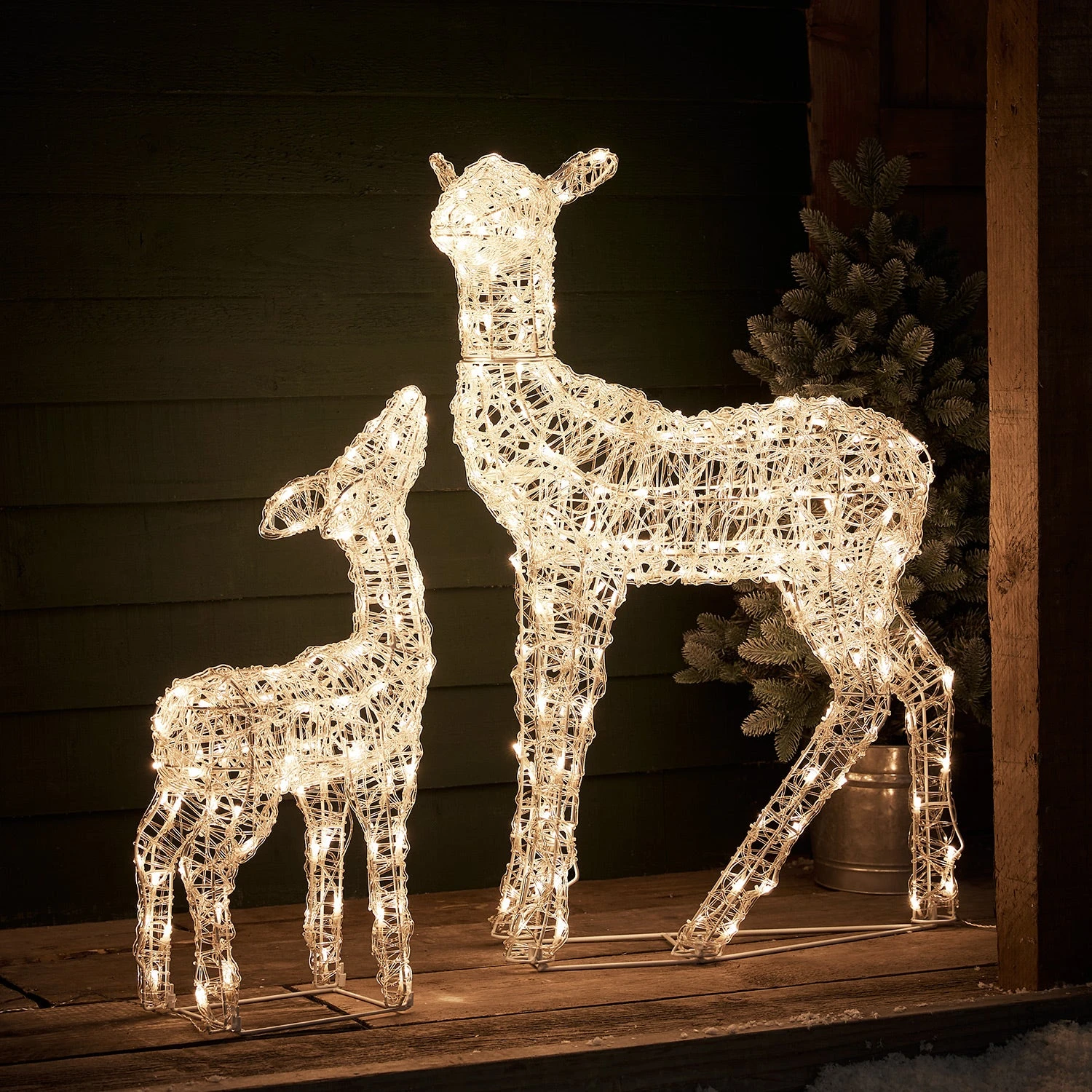 Duo Biche Et Faon De Noël Lumineux Connectés Twinkly 3 Duo Biche Et Faon De Noël Lumineux Connectés Twinkly – Image 3