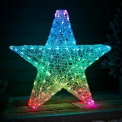Grande Étoile Lumineuse Twinkly En Acrylique De 82 Cm