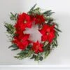 Couronne De Noël Poinsettia De 45 Cm