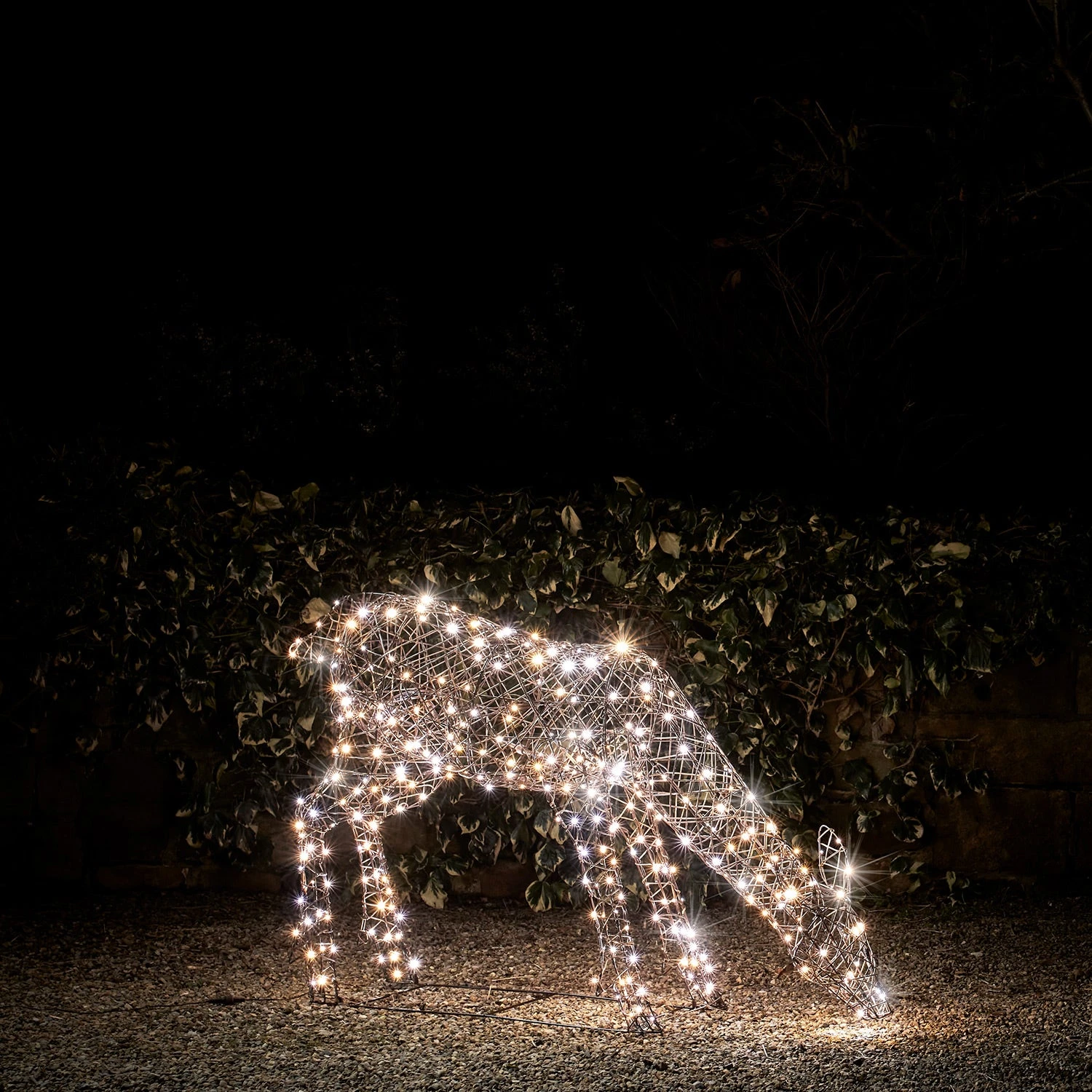 Biche Solaire De Noël à LED Bicolore Studley En Rotin 1 M 3 Biche Solaire De Noël à LED Bicolore Studley En Rotin 1 M – Image 3