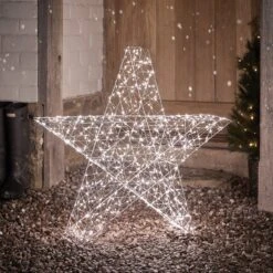 Grande Étoile Lumineuse Extérieure à LED Bicolore De 82 Cm 11 Grande Étoile Lumineuse Extérieure à LED Bicolore De 82 Cm -Noel Deco Magasin XX2318EU grande etoile lumineuse 3D a LED Bicolore sous la neige 3