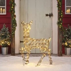Biche Solaire De Noël à LED Bicolore Studley En Rotin 88 Cm 14 Biche Solaire De Noël à LED Bicolore Studley En Rotin 88 Cm -Noel Deco Magasin XX25006 biche lumineuse studley a led bicolore 2
