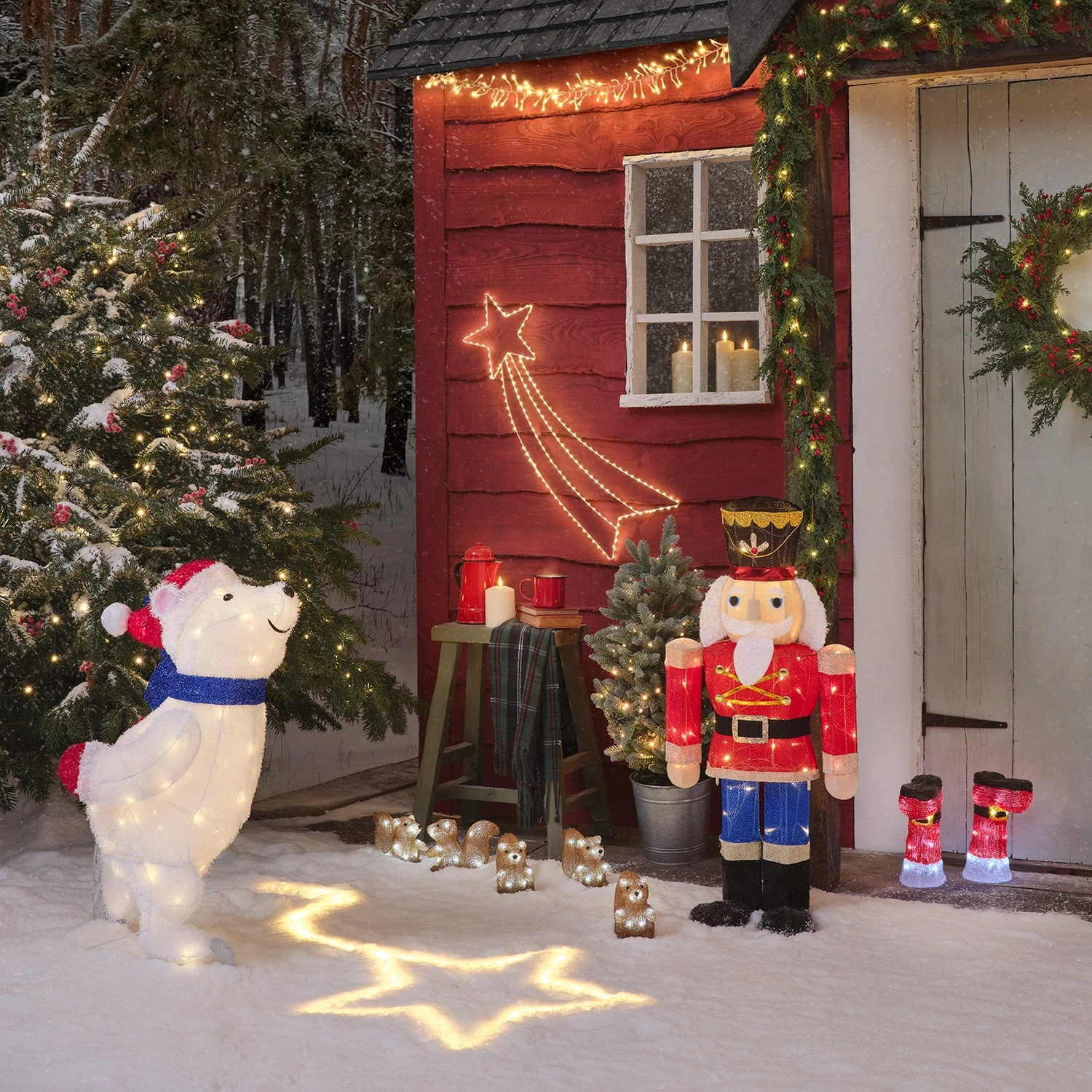 Décoration Lumineuse D’Extérieur à Piles Casse-Noisette 2 Décoration Lumineuse D’Extérieur à Piles Casse-Noisette – Image 2