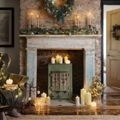 Arbuste Lumineux D'Automne De 50 Cm 6 Arbuste Lumineux D'Automne De 50 Cm -Noel Deco Magasin arbuste a champignon en tant que deco de cheminee