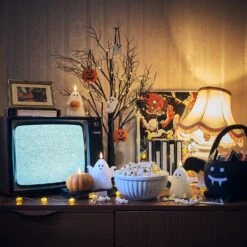 Décoration D'Halloween Arbre Lumineux De 70 Cm 9 Décoration D'Halloween Arbre Lumineux De 70 Cm -Noel Deco Magasin deco fete d halloween soiree frayeur