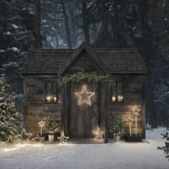 Étoile Lumineuse De 60 Cm En Acrylique, à Suspendre 6 Étoile Lumineuse De 60 Cm En Acrylique, à Suspendre -Noel Deco Magasin decoration de noel exterieur etoilee