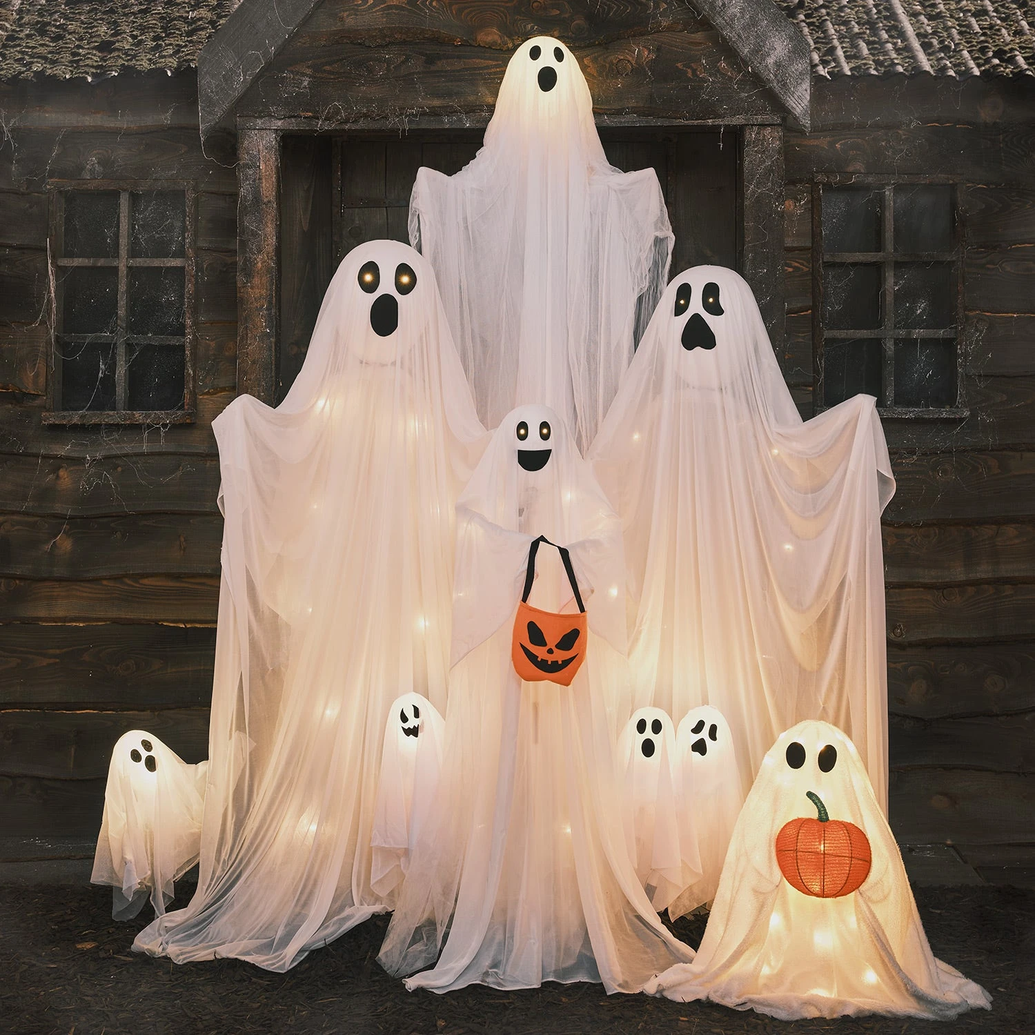 Fantôme Lumineux De 2 M Avec Support 2 Fantôme Lumineux De 2 M Avec Support – Image 2