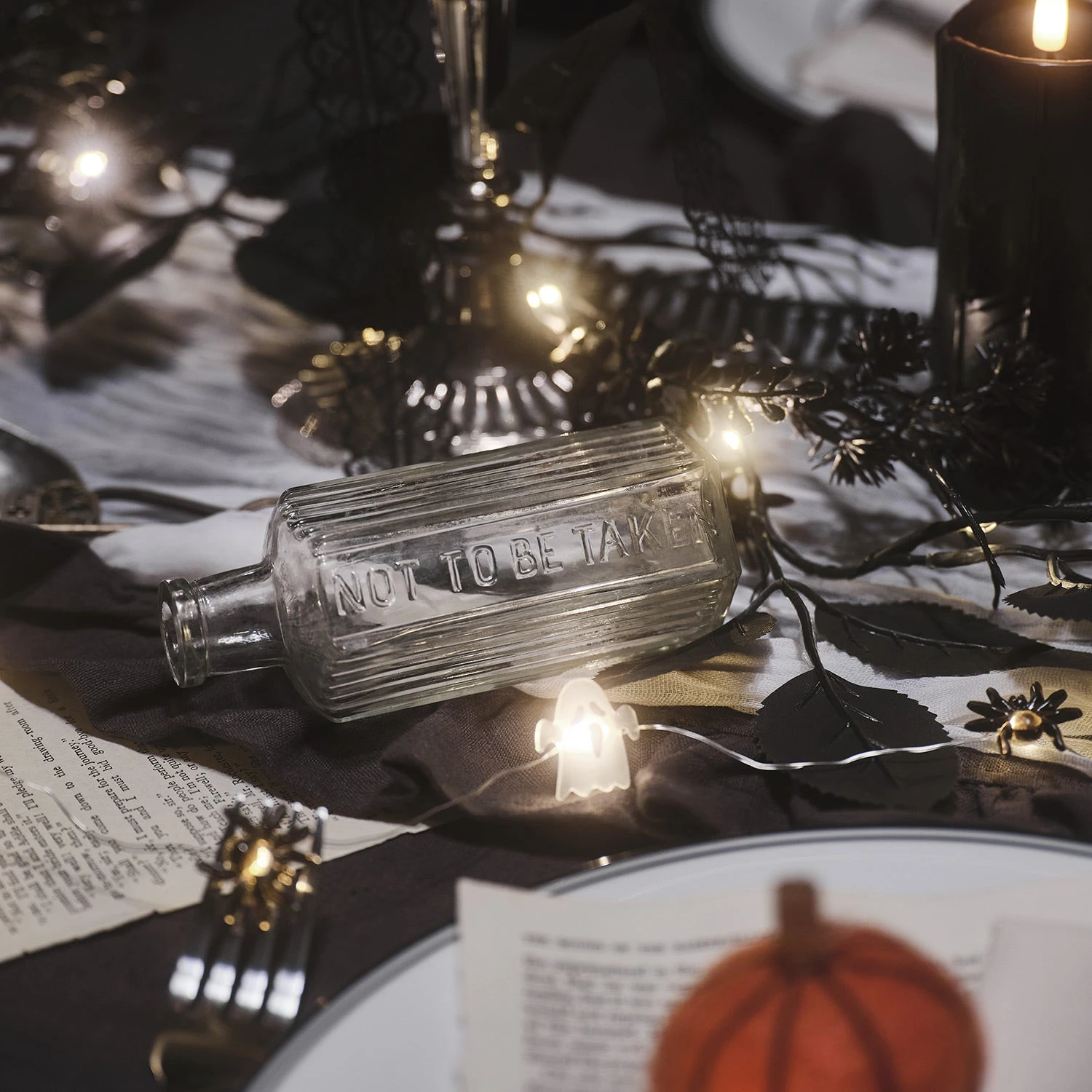 Guirlande Micro LED à Fantômes Et Araignées 5 Guirlande Micro LED à Fantômes Et Araignées – Image 5