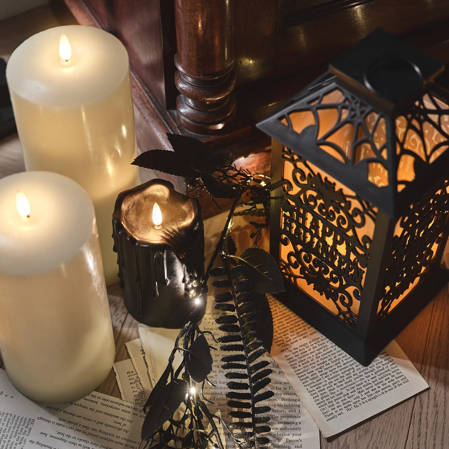 Lanterne D’Halloween Effet Flamme 2 Lanterne D’Halloween Effet Flamme – Image 2